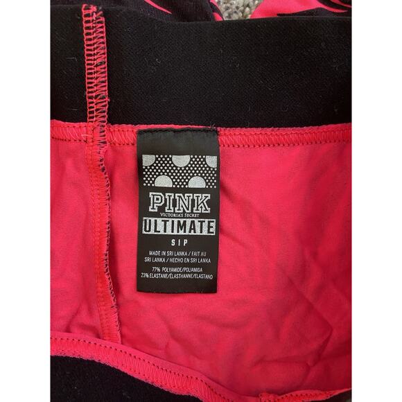Victoria's Secret PINK ultimate crop yoga leggings Tropical Palm Tree Small Y2K - Picture 3 of 3